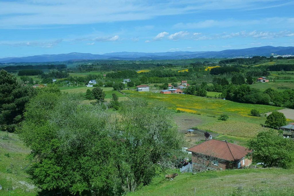 View from the bus at Fontecá