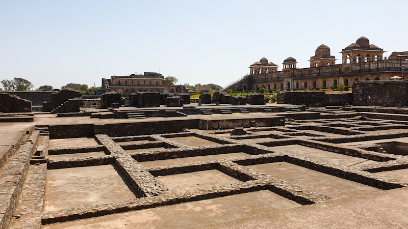 At the Royal Complex in Mandu