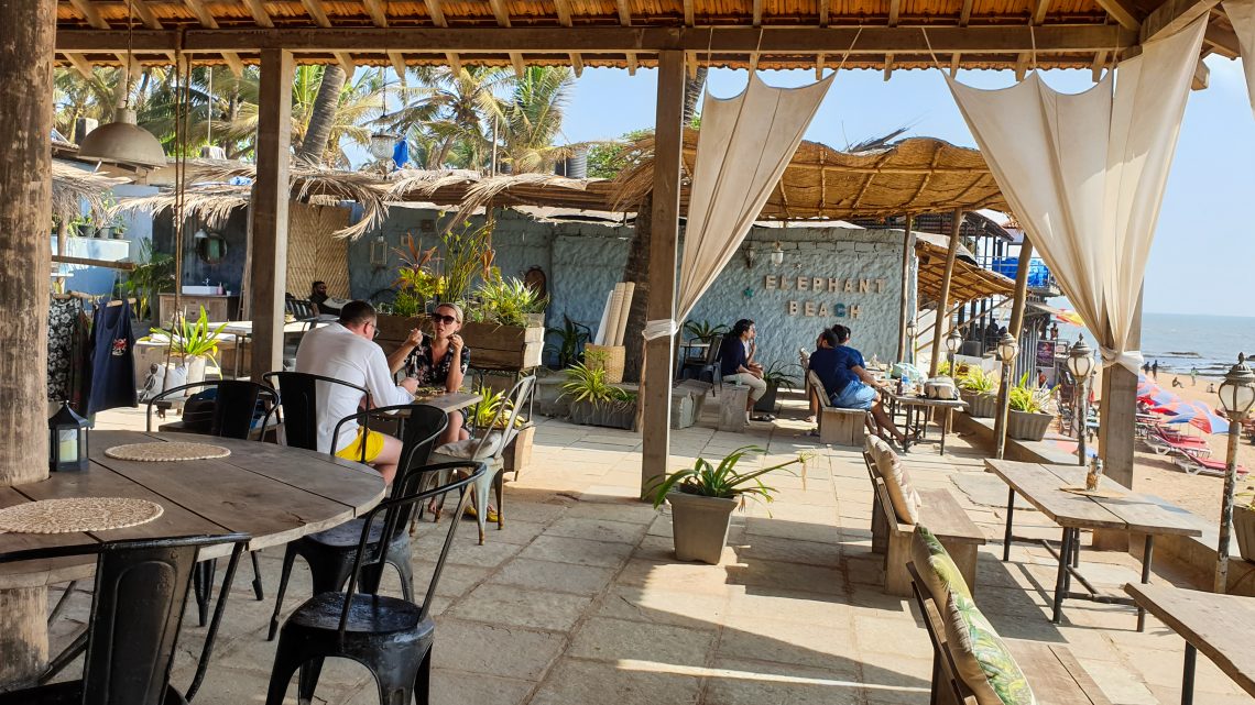 Anjuna Beach Elephant Beach Cafe